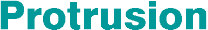 Protrusion title banner.
